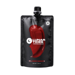 Lunar Tides Blood Moon bottle close-up showing vibrant semi-permanent color option
