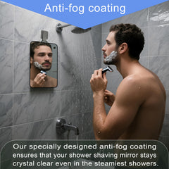LUNCHIS Fogless mirror enhances daily shower routines beyond shaving.