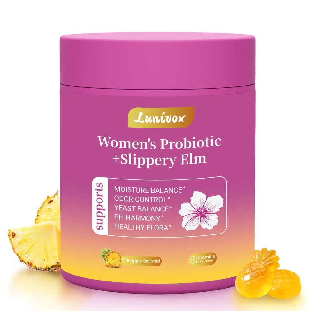 Lunivox Her Juicy bottle pineapple supports daily balance with a refreshing pineapple flavor.