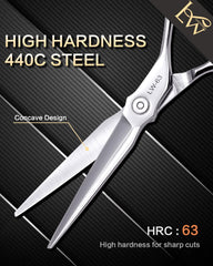 Lunwenksc adjustable tension barber scissors for customized techniques