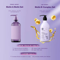 Luseta B-Complex Conditioner bottle front view for smoothing.