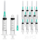 LUTAICACA 5ml syringe with 21G needle for precise liquid measurement.