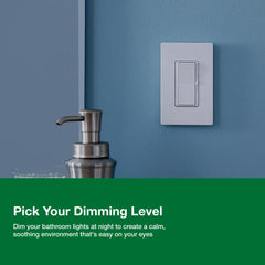 Three-pack Diva dimmers in box for multiple rooms installation.