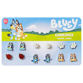 LUV HER Bluey hypoallergenic earrings pack for sensitive ears and daily wear.