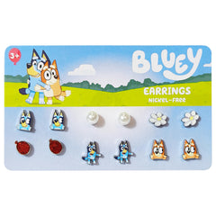 LUV HER Bluey hypoallergenic earrings pack for sensitive ears and daily wear.