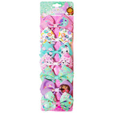 Luv Her Gabby's Dollhouse princess clip secures hair during playful activities.