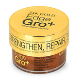 Lux Collection Edge Control Gel delivers a strong 48-hour hold for 4C hair.