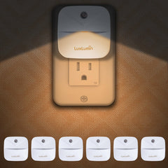 LuxLumin night light with dusk-dawn sensor for automatic illumination.