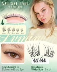 Lvmixwig wispy clusters with wide band for quick, polished eye definition.