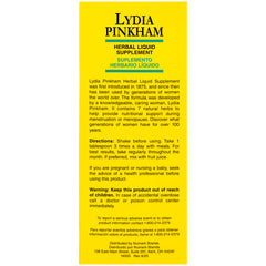 Lydia Pinkham packaging box presents the herbal blend and heritage
