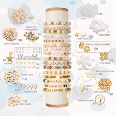 Lynnmos alphabet beads A to Z set for personalized messages