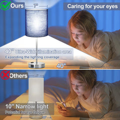 Lynnoland 3-way dimming touch control for easy lighting adjustments.