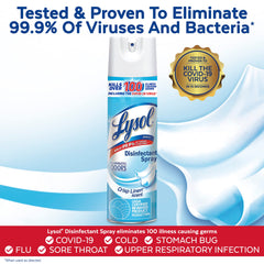 Lysol Air Sanitizer Spray odor elimination for refreshed rooms.