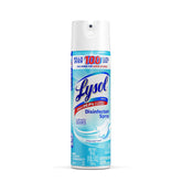 Lysol Disinfectant Spray Crisp Linen bottle for surface sanitizing and deodorizing rooms.