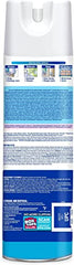 Lysol Crisp Linen packaging shown for easy home disinfection