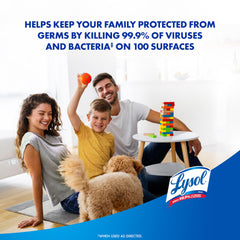 Lysol Disinfectant Spray near kitchen area refreshing surfaces