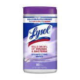 Lysol Disinfecting Wipes multi-surface front view for quick, thorough surface disinfection.