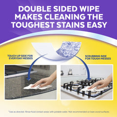 Lysol Dual Action Wipes citrus scent pack for fresh cleaning fragrance.