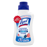 Lysol Laundry Sanitizer bottle front view for fresh, odor-free clothes.