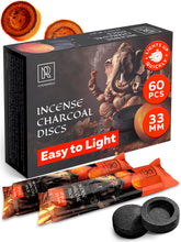 M. ROSENFELD charcoal disc instant light for fast incense burning