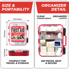 Dual-layer trays keep items organized under pressure