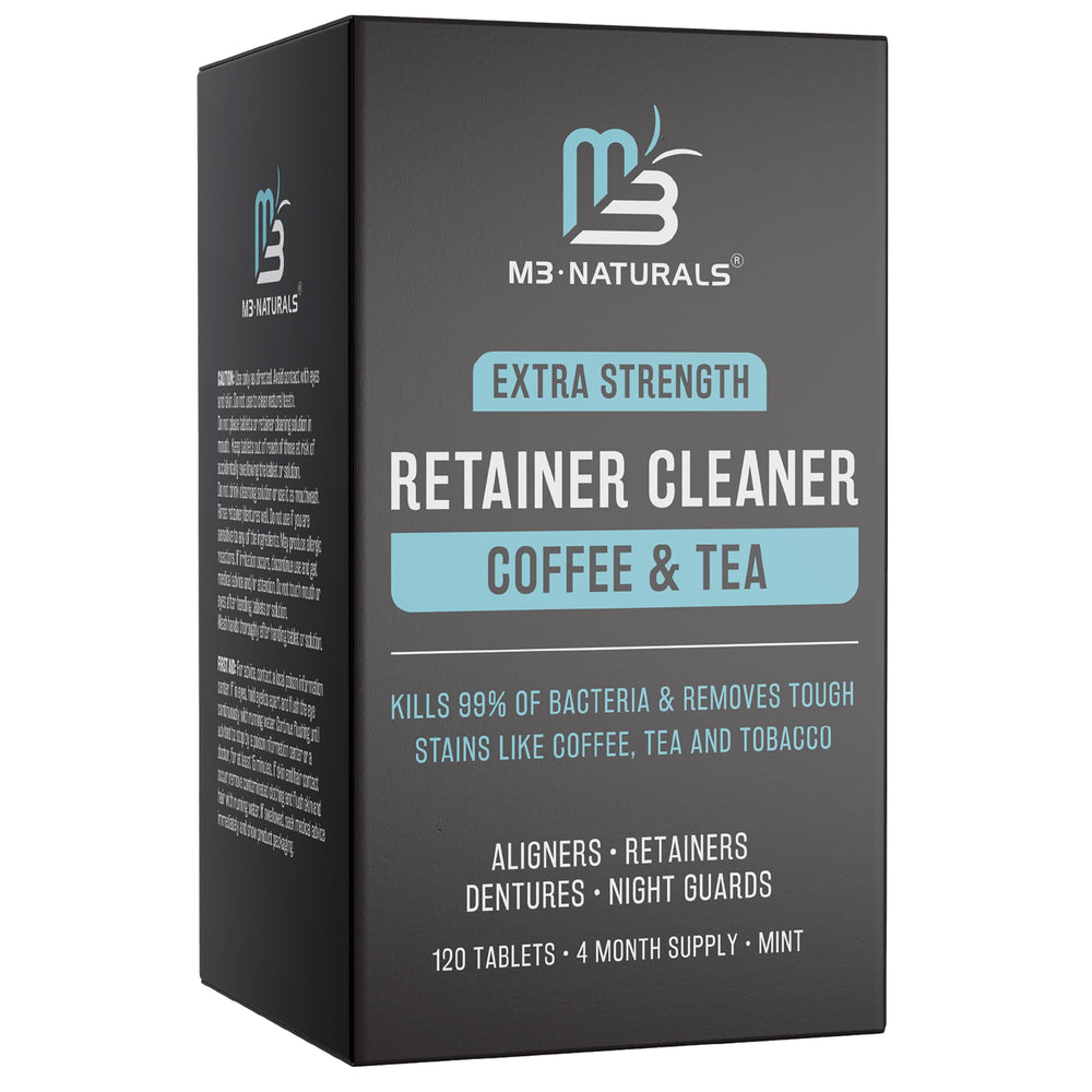 M3 Naturals coffee and tea cleaner bottle front for fresher appliances