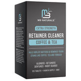 M3 Naturals coffee and tea cleaner bottle front for fresher appliances