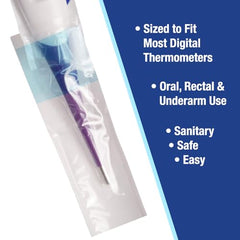 MABIS oral probe cover close-up shows hygienic barrier and secure fit.