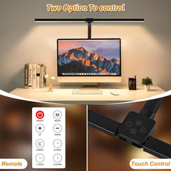 MACASA LED desk lamp remote control for easy brightness and color temperature adjustments