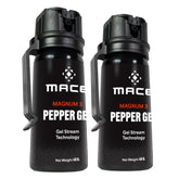 Mace Magnum 3 pepper gel shows 20-foot range for distant self-defense scenarios.