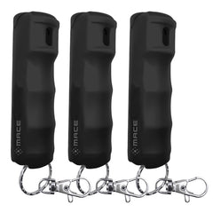 Mace Pepper Spray with ergonomic grip supports precise self-defense.