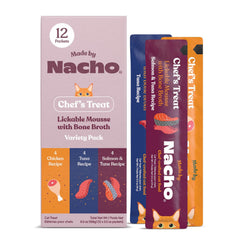 Pack Made by Nacho – mousse en tubes variétés, pratique pour collations quotidiennes.