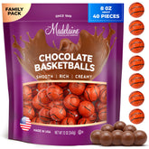 Madelaine basketball favors with foil-wrapped balls for stylish party favors