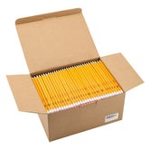 Madisi wood-cased HB pencil yellow in a bulk box for classrooms and offices.