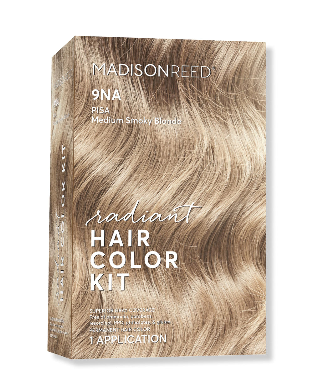Madison Reed Radiant Color kit bottle application for even gray blending