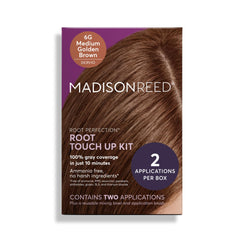 Madison Reed Root Perfection 6G Dervio bottle close-up for warm medium golden brown gray coverage