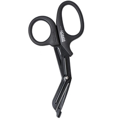 Madison Supply 7.5-inch nurse scissors blades close-up for precise bandage cutting.