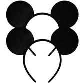 MADO black 2-pack mouse ears headband, comfortable all-day wear for events.