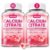 Maennyliy Calcium Citrate Gummies bottle showcases high-absorption formula for adults.