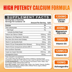 Maennyliy Calcium D3 K2 gummies show bone support and daily balance.