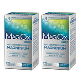 Mag-Ox 400 magnesium oxide tablets in bottle for daily energy metabolism support.