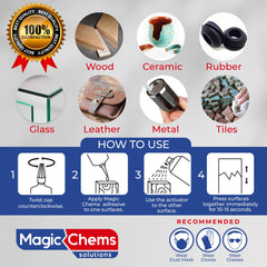 Magic Chems CA Glue with Activator used for plastic model construction