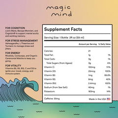 Magic Mind 15-pack outer box on shelf for daily routine.