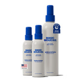 Magic Molecule HOCl spray 8oz bottle demonstrates refreshing, gentle cleansing for sensitive skin.