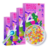 Magic Spoon Fruity cereal pack 4-pack: convenient protein-packed breakfast option.