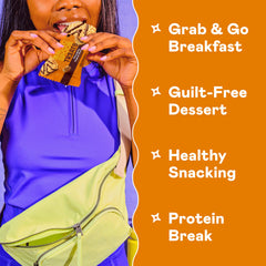 Magic Spoon Treats bar closeup crisp texture — satisfying crunch with low sugar.
