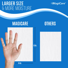 Fragrance-free MagiCare wipes suitable for sensitive skin