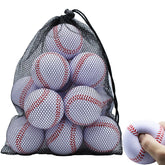 Magicorange foam baseballs 12-pack in white for safe practice.