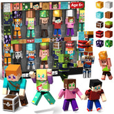 Magneverse action figure in a 360-degree pose for versatile play and fine motor skills