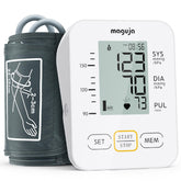 Maguja BP Monitor display shows clear readings for quick checks